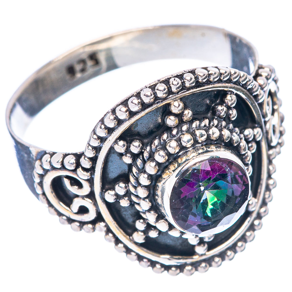 Mystic Topaz Ring Size 7 (925 Sterling Silver) R5562