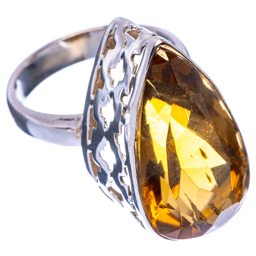 Citrine Ring Size 5.75 (925 Sterling Silver) R144865