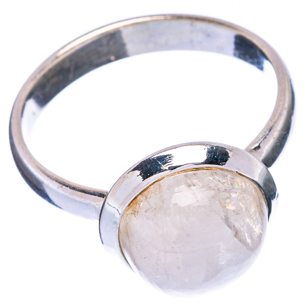 Rainbow Moonstone Ring Size 8.75 (925 Sterling Silver) R146886