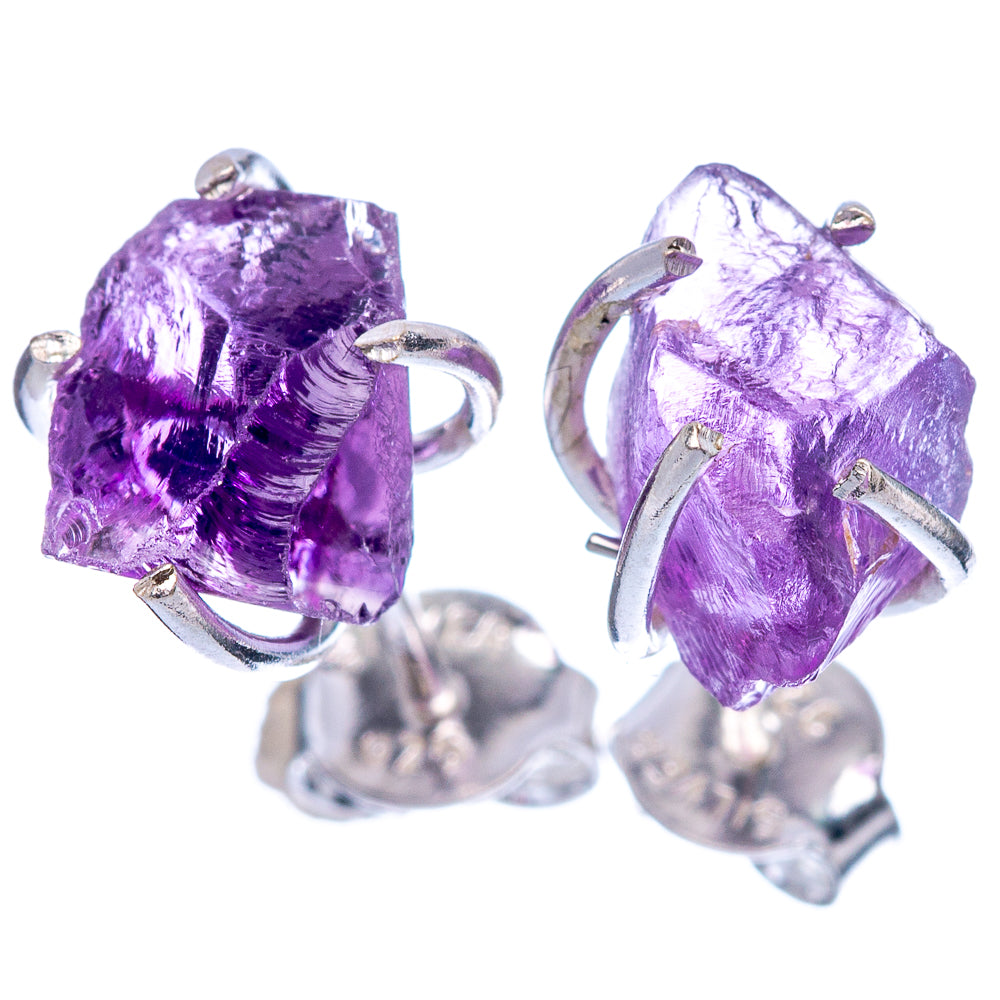 Amethyst Dainty Earrings 3/8" (925 Sterling Silver) E2029
