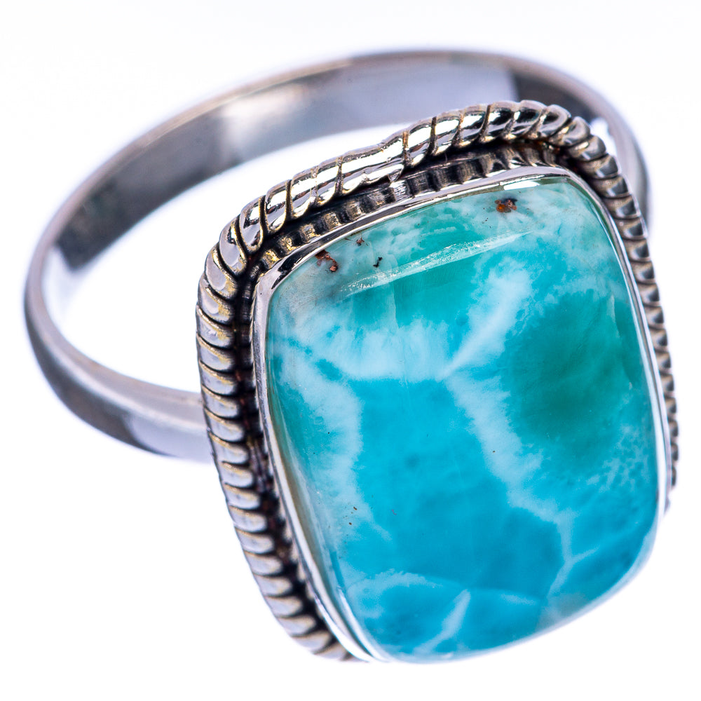 Larimar Ring Size 12.25 (925 Sterling Silver) R144687