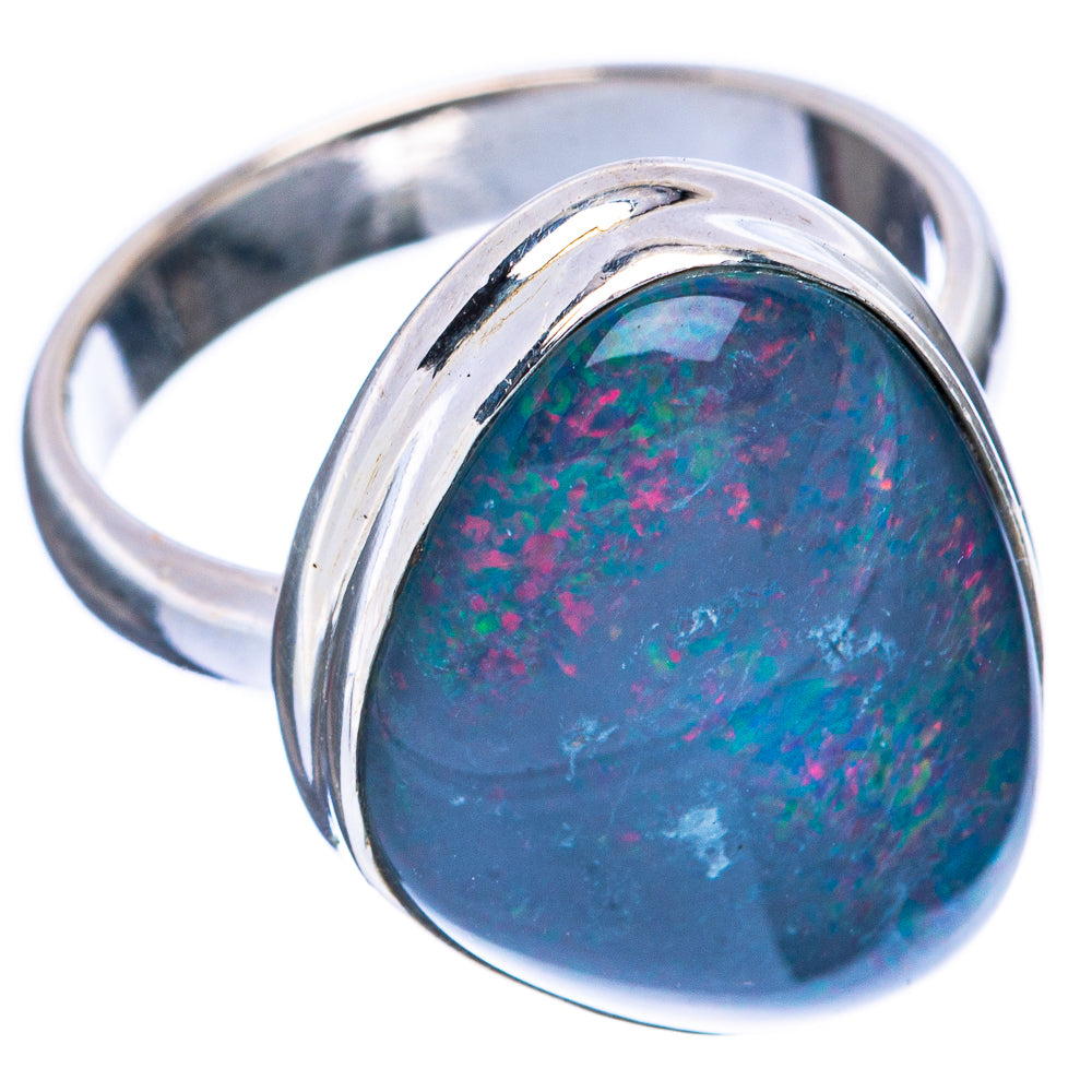 Rare Triplet Opal Ring Size 6.25 (925 Sterling Silver) R2076