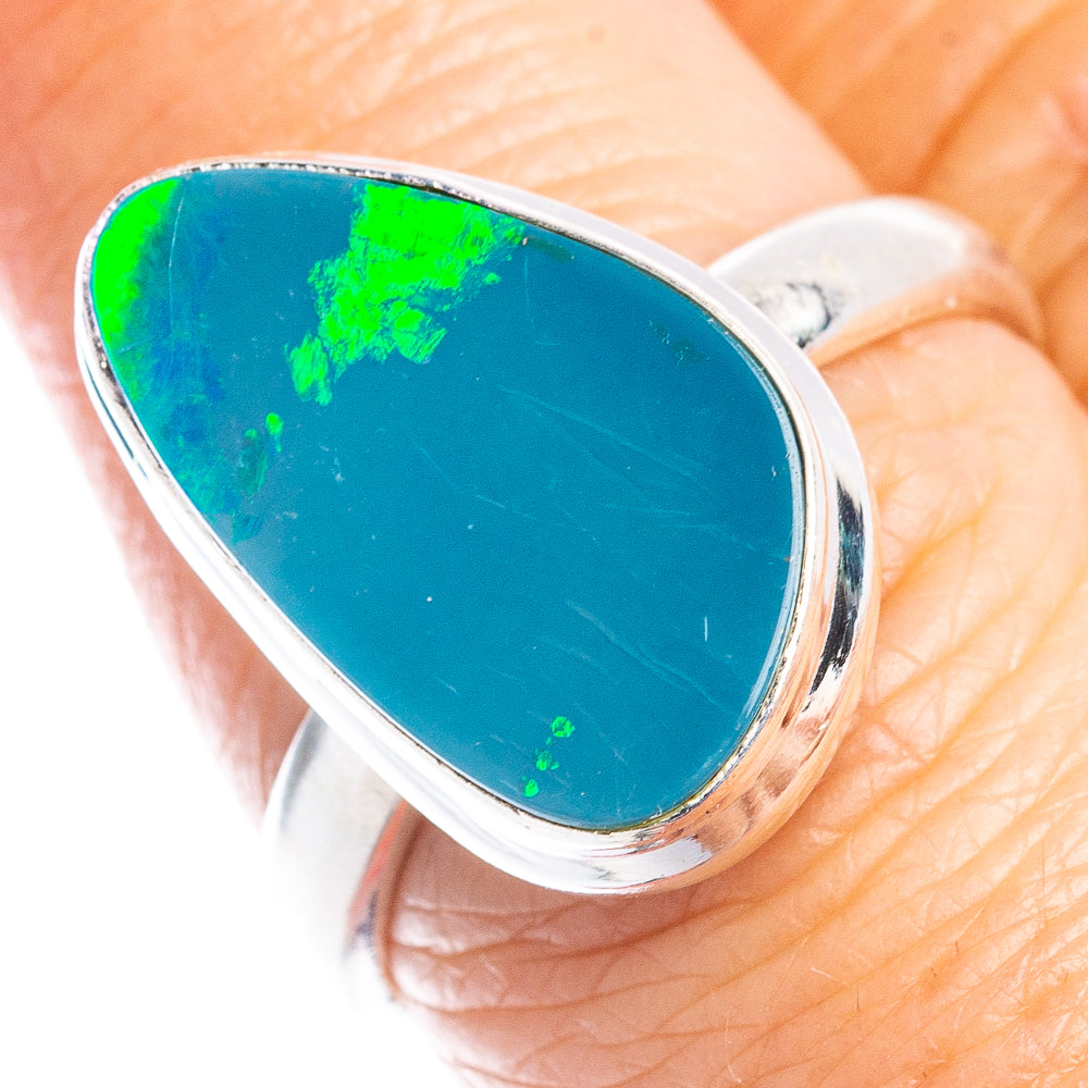 Rare Doublet Opal Ring Size 7.5 (.925 Sterling Silver)