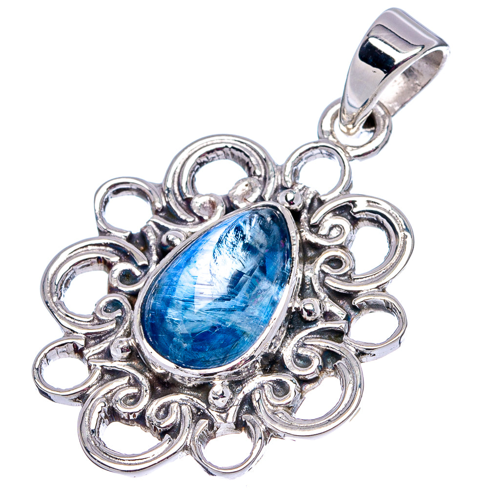 Premium Kyanite Pendant 1 3/8" (.925 Sterling Silver)