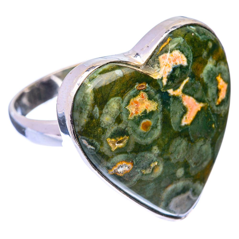 Large Rainforest Opal Ring Size 8.5 (925 Sterling Silver) R140815