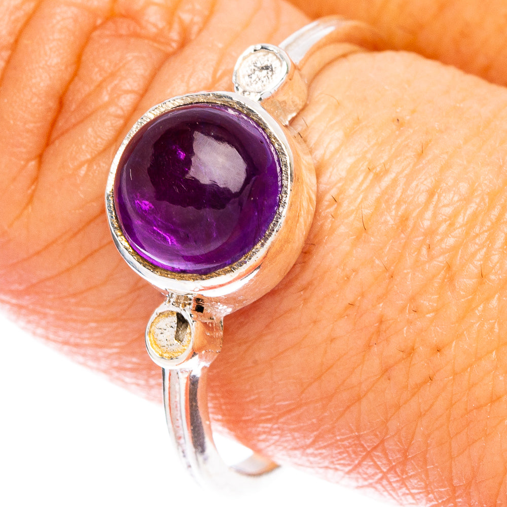 Amethyst Dainty Ring Size 10 (925 Sterling Silver) R146926