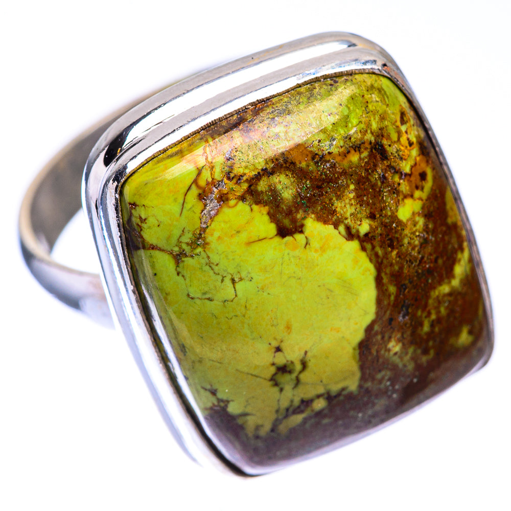 Gaspeite Ring Size 9.25 (925 Sterling Silver) R140680