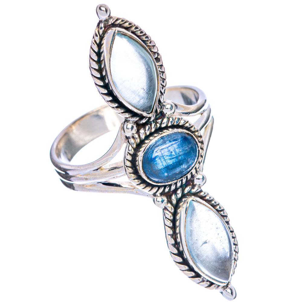 Large Kyanite, Aquamarine Ring Size 100 (925 Sterling Silver) R144495