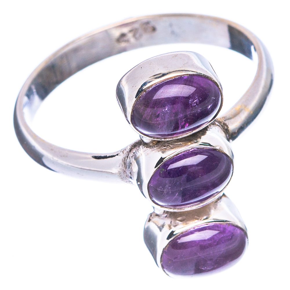 Amethyst Dainty Ring Size 8 (925 Sterling Silver) R5275