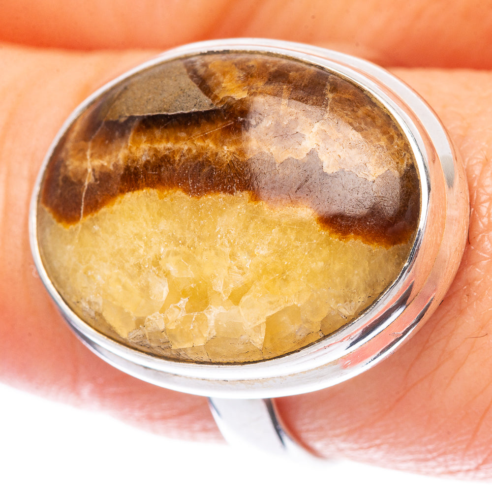 Septarian Ring Size 9 (925 Sterling Silver) R1681