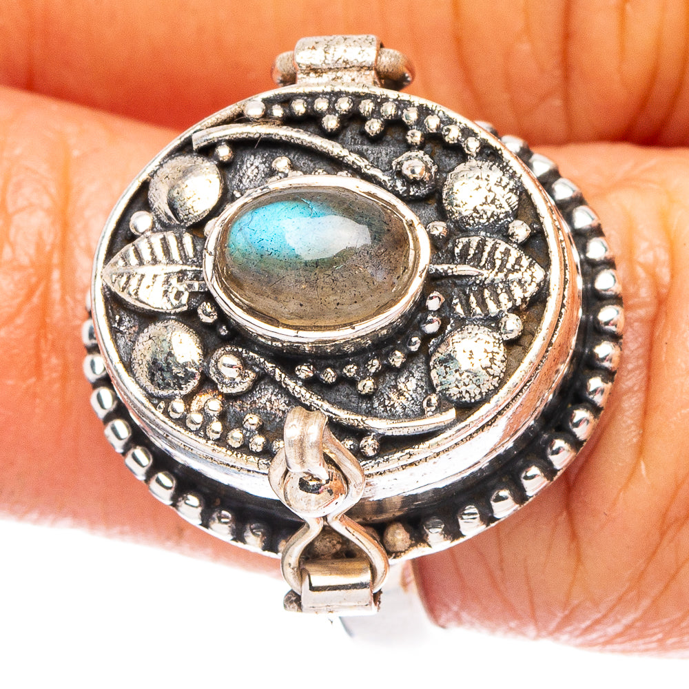 Labradorite Posion 925 Sterling Silver Ring Size 6.75 (925 Sterling Silver) R6349