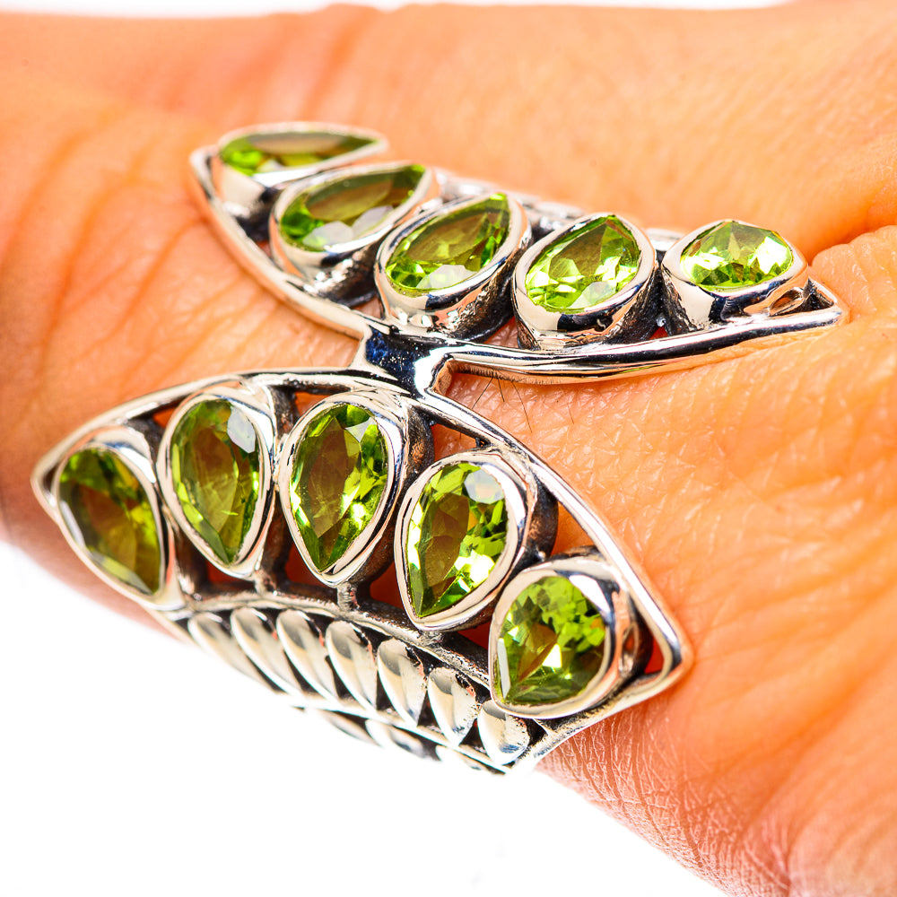 Large Peridot Ring Size 9 (925 Sterling Silver) RING138654