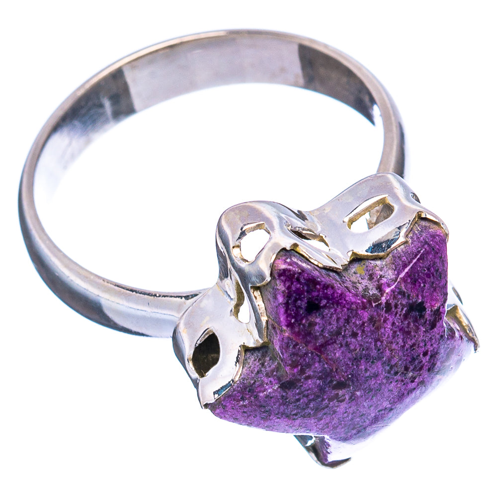 Purpurite Star Ring Size 7 (.925 Sterling Silver)