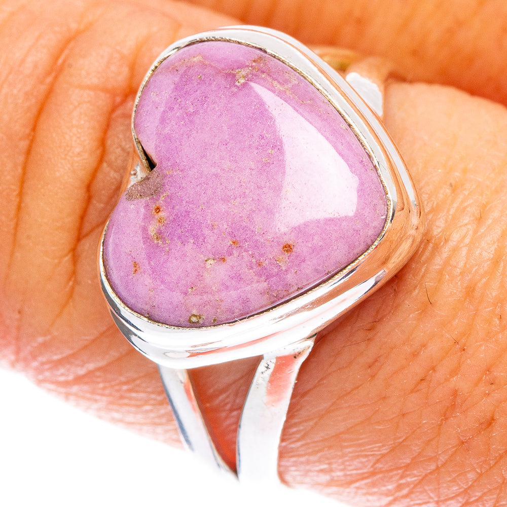 Phosphosiderite Heart Ring Size 8.5 (925 Sterling Silver) R146829
