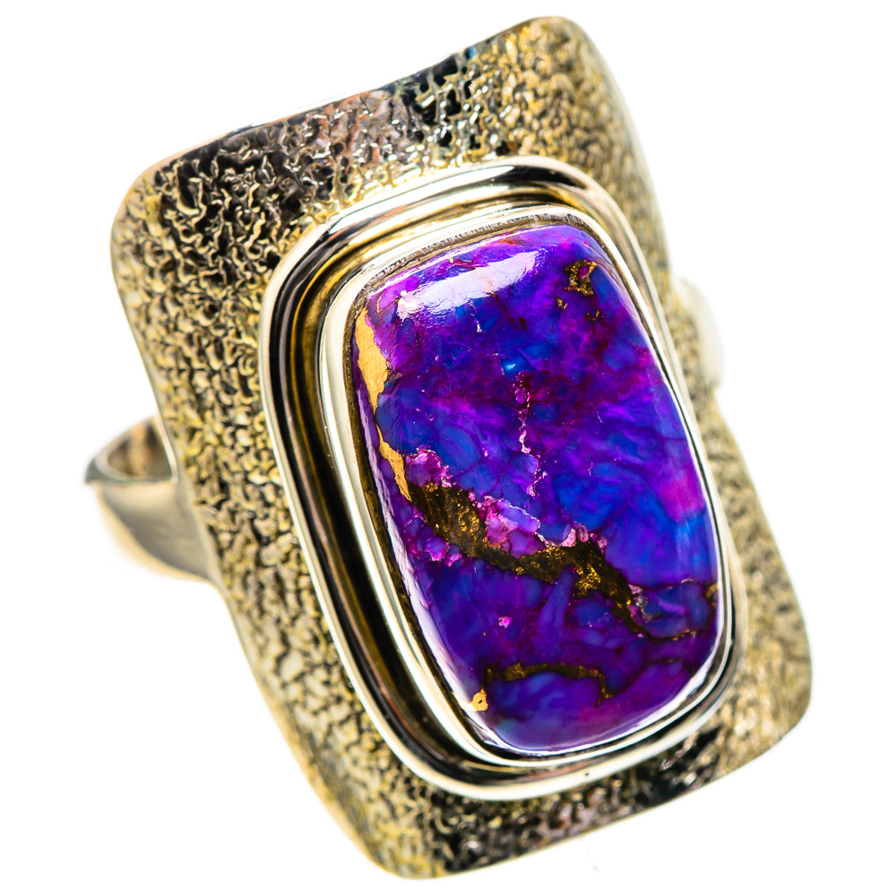Purple Copper Composite Turquoise Ring Size 8.5 (925 Sterling Silver) RING137856