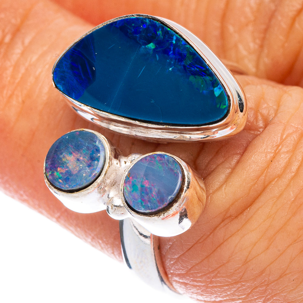 Doublet Opal Ring Size 7 (925 Sterling Silver) R146694