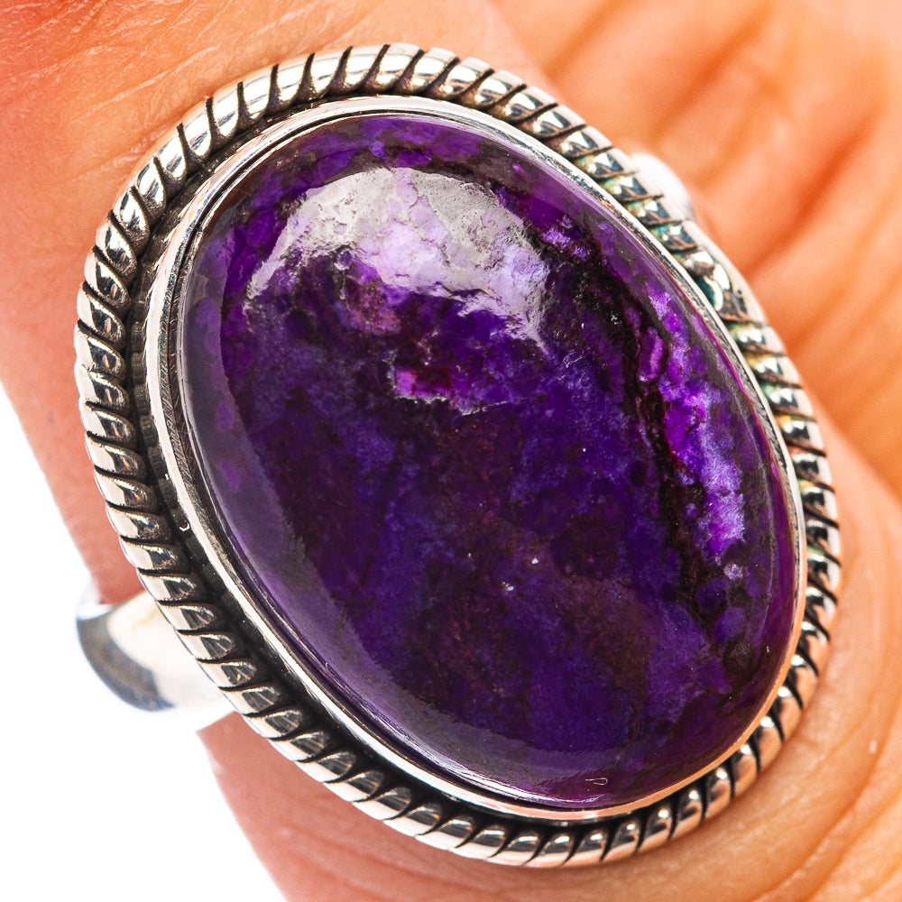Premium Sugilite Ring Size 6.75 (.925 Sterling Silver)
