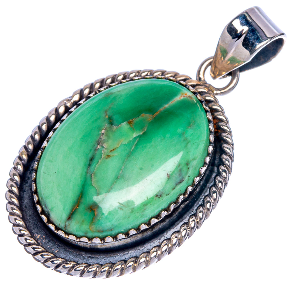 Variscite Pendant 1 1/2" (925 Sterling Silver) P40712