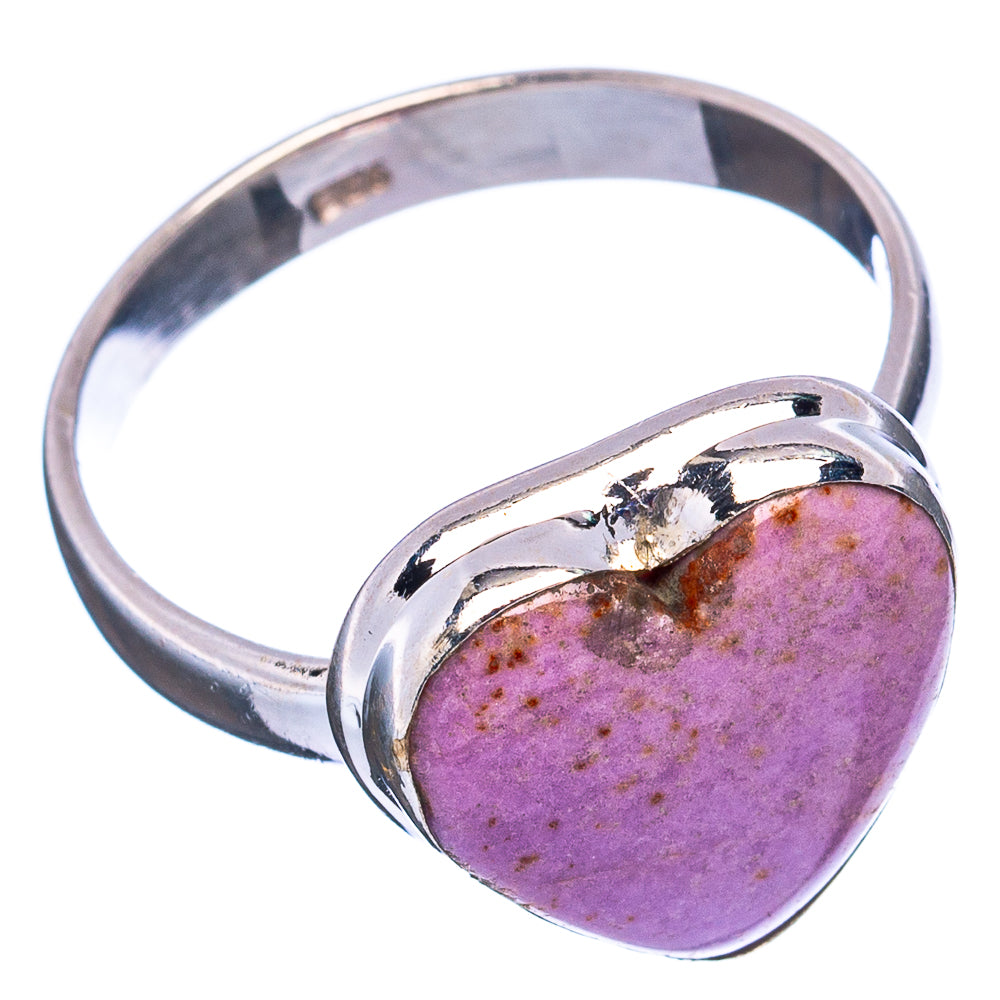 Phosphosiderite Heart Ring Size 9.25 (.925 Sterling Silver)
