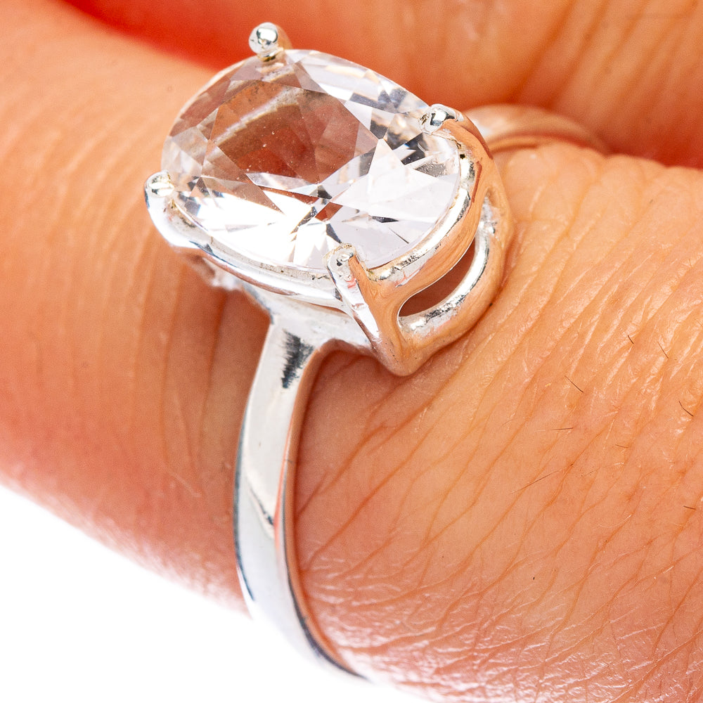 Rare Danburite Ring Size 7.75 (925 Sterling Silver) R146730
