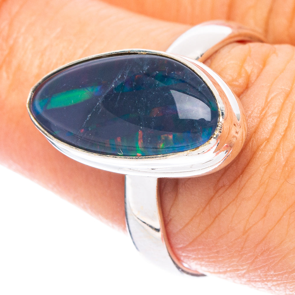 Rare Triplet Opal Ring Size 8 (925 Sterling Silver) R7250