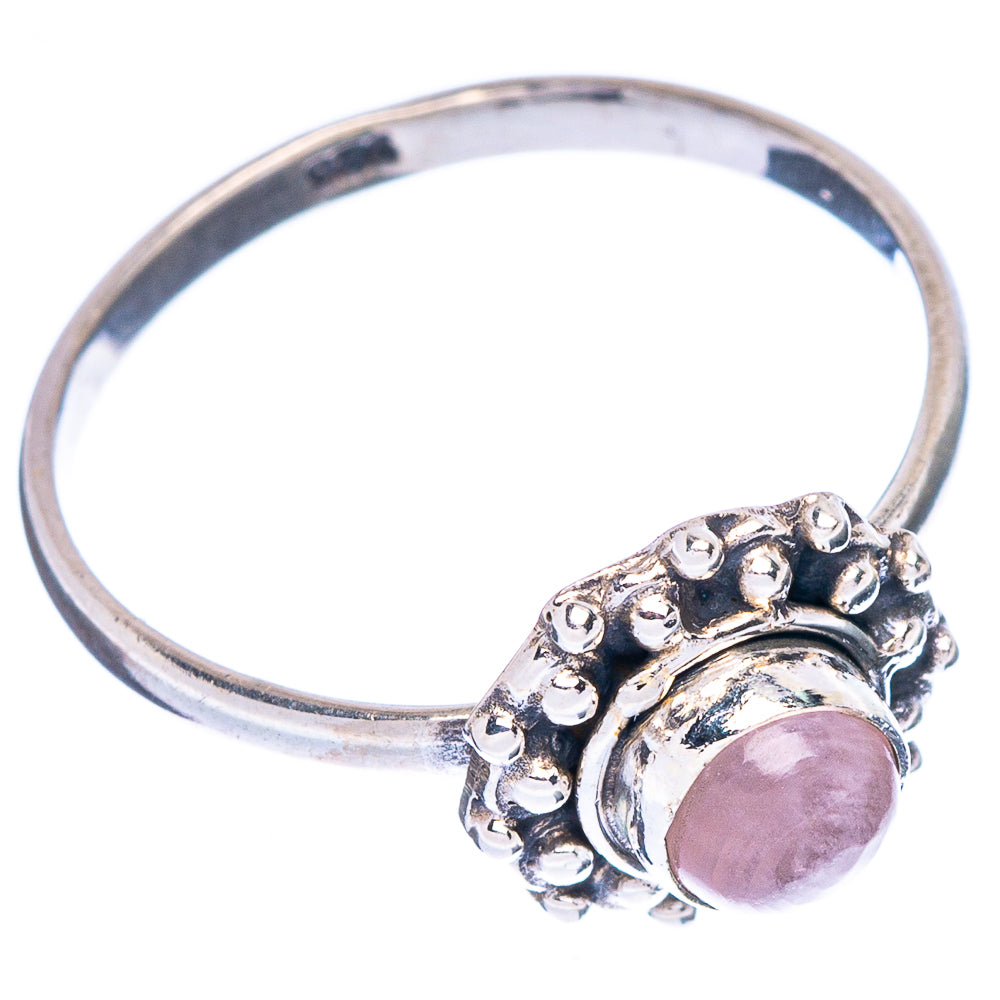 Rose Quartz Dainty Ring Size 8 (925 Sterling Silver) R146956