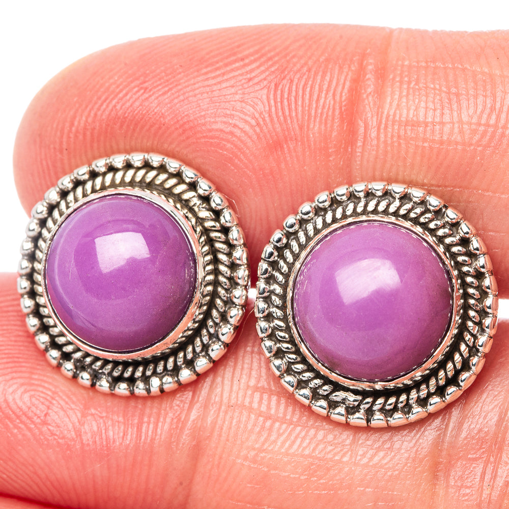 Phosphosiderite Earrings 5/8" (925 Sterling Silver) E1509