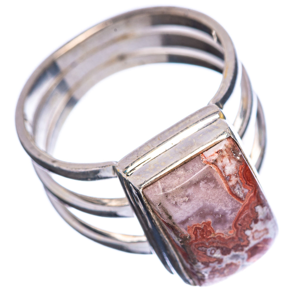 Rosetta Jasper Ring Size 5.5 (.925 Sterling Silver)