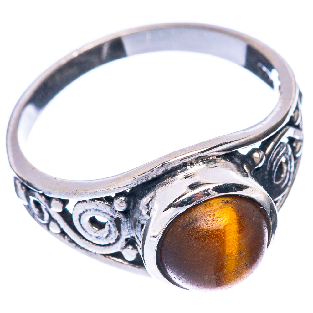 Tiger Eye 925 Sterling Silver Ring Size 6.75 (925 Sterling Silver) R5365