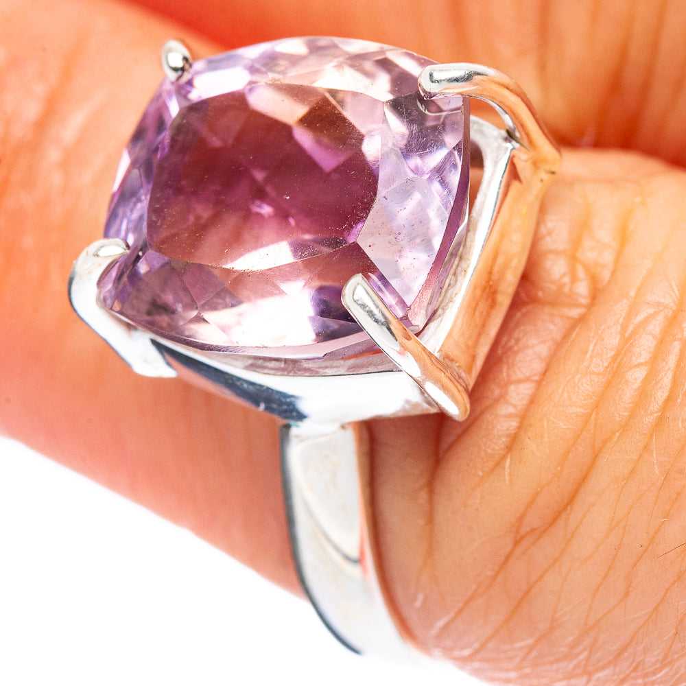 Faceted Ametrine Ring Size 7 (925 Sterling Silver) R4548