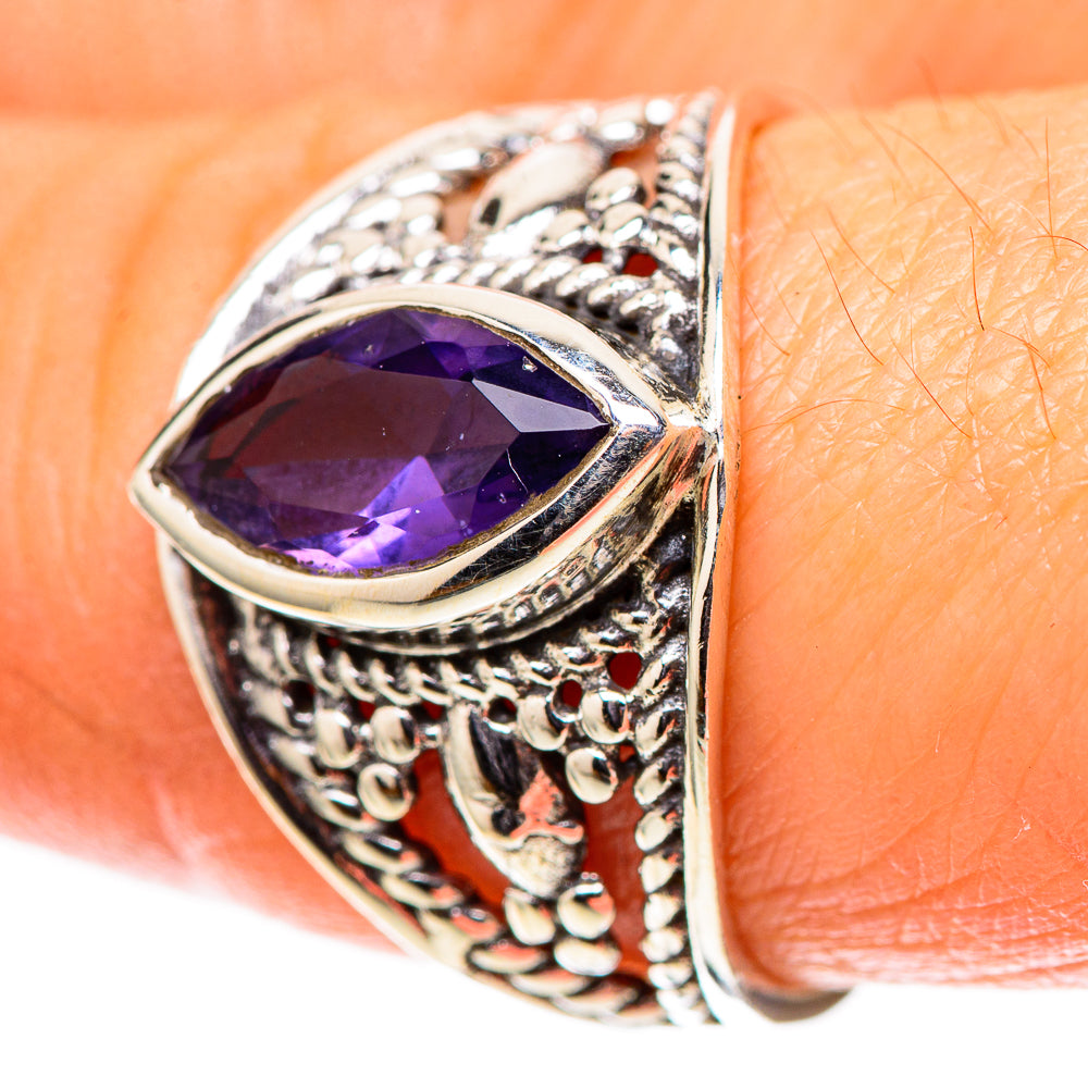 Faceted Iolite Dainty Ring Size 6 (925 Sterling Silver) RING138191
