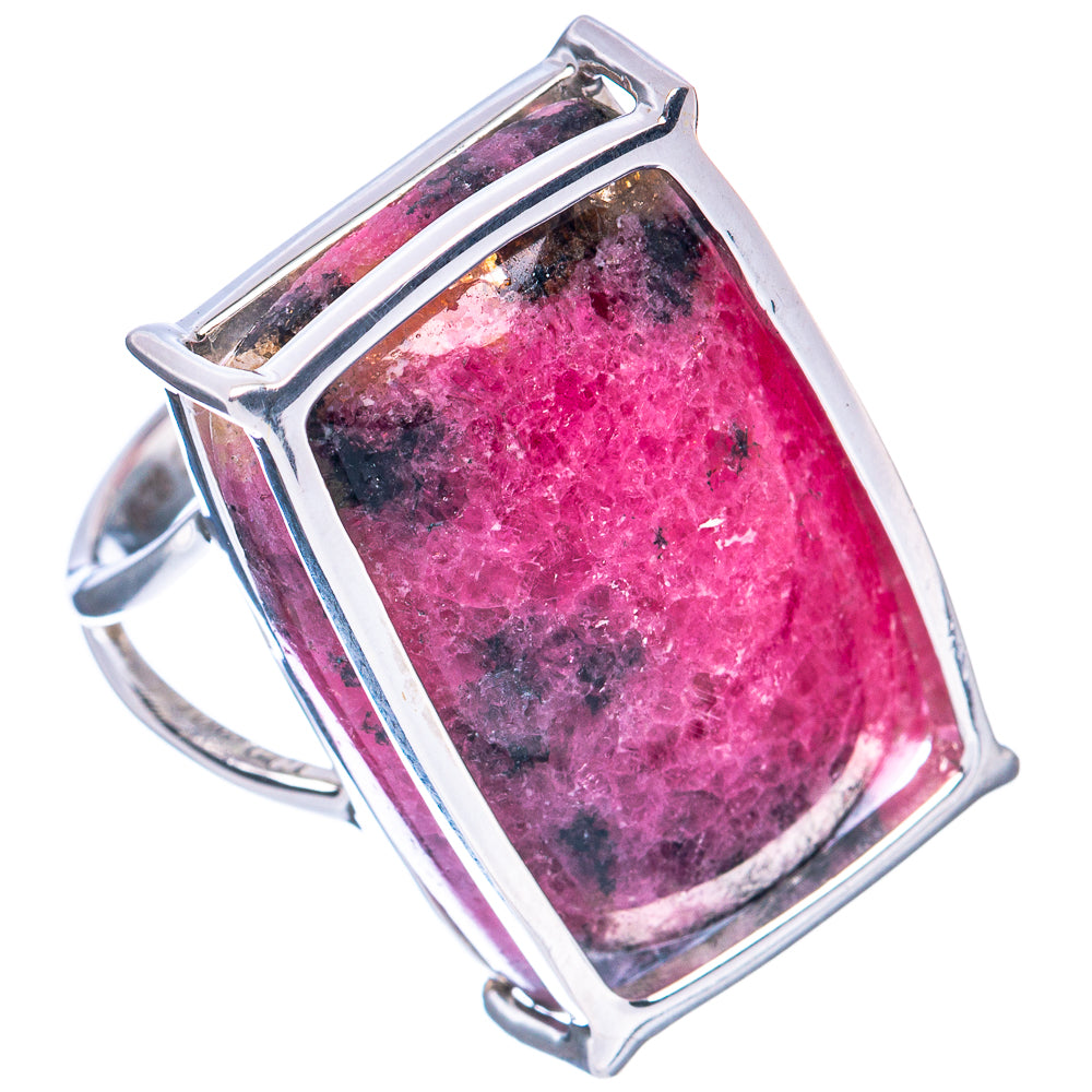 Premium Rhodonite Ring Size 6 (925 Sterling Silver) R2612