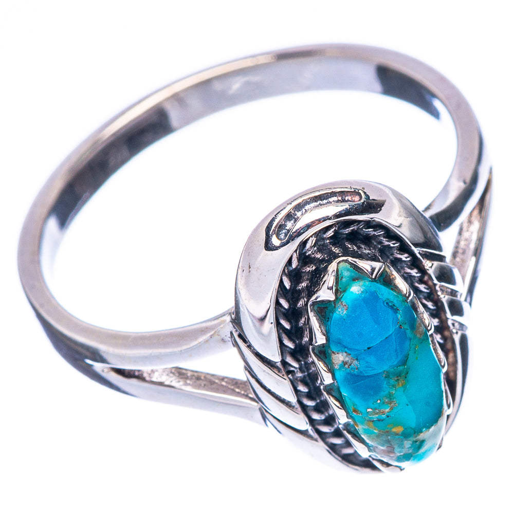 Rare Arizona Turquoise Ring Size 9.25 (925 Sterling Silver) R2265