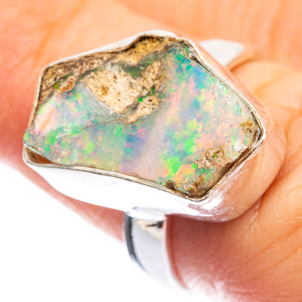 Rough Ethiopian Opal Ring Size 6 (925 Sterling Silver) RING143385