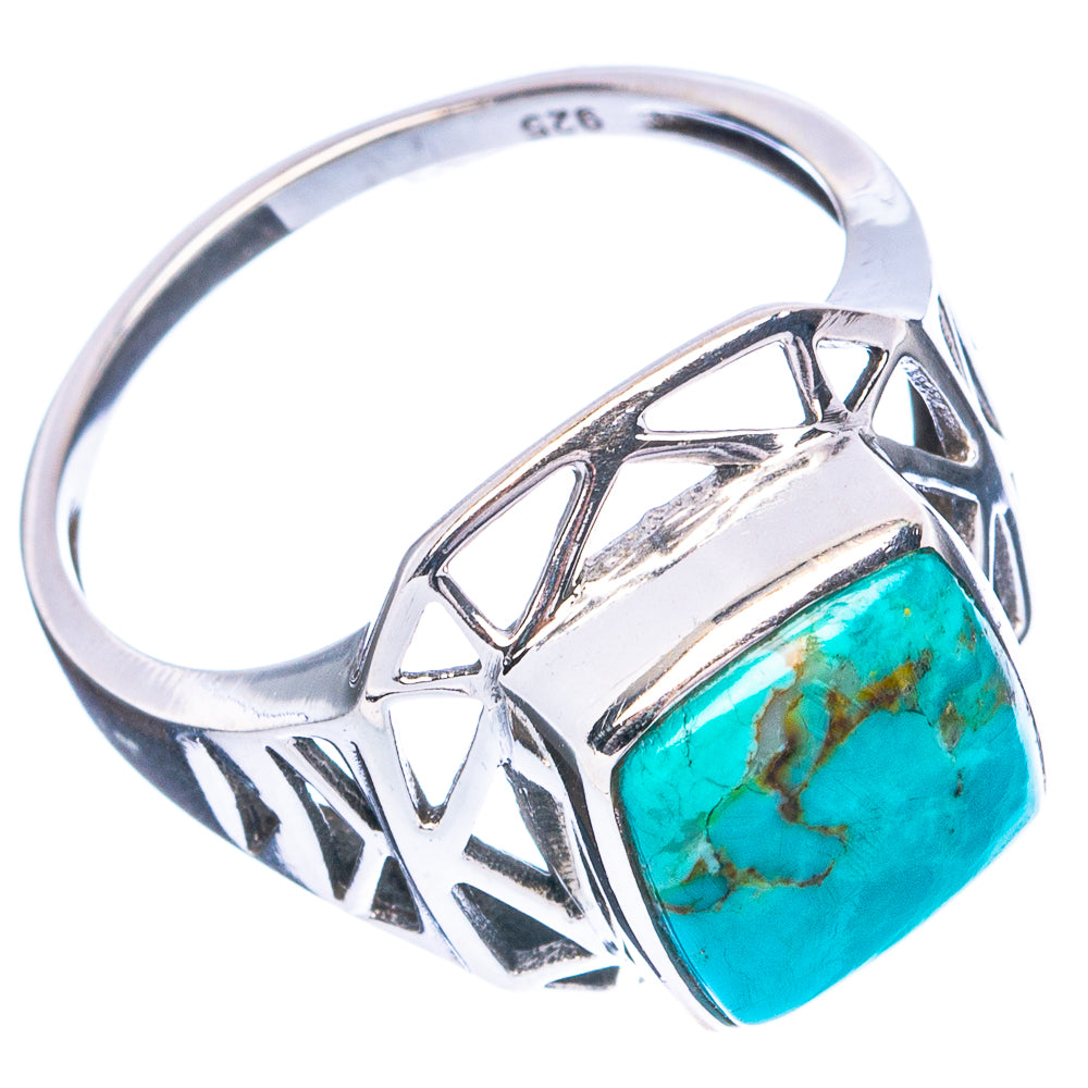 Rare Arizona Turquoise Ring Size 9.25 (925 Sterling Silver) R4779