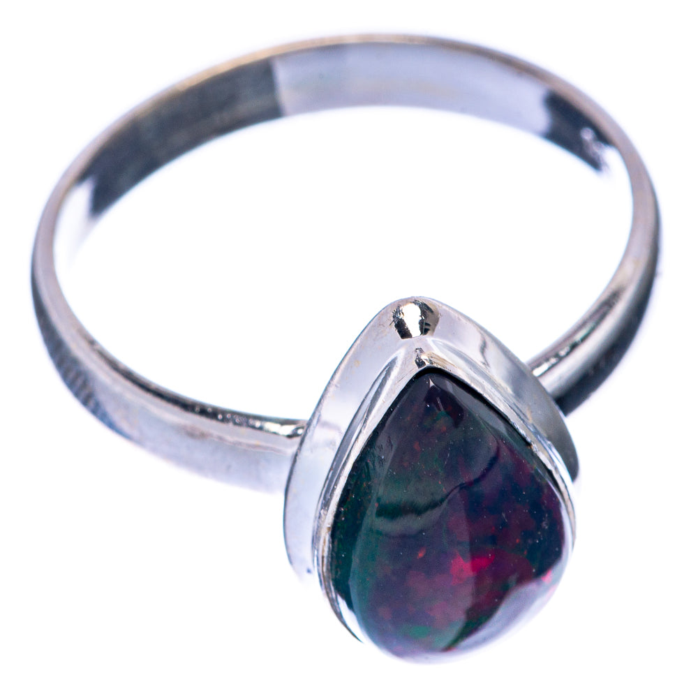 Black Opal Ring Size 10 (925 Sterling Silver) R144723