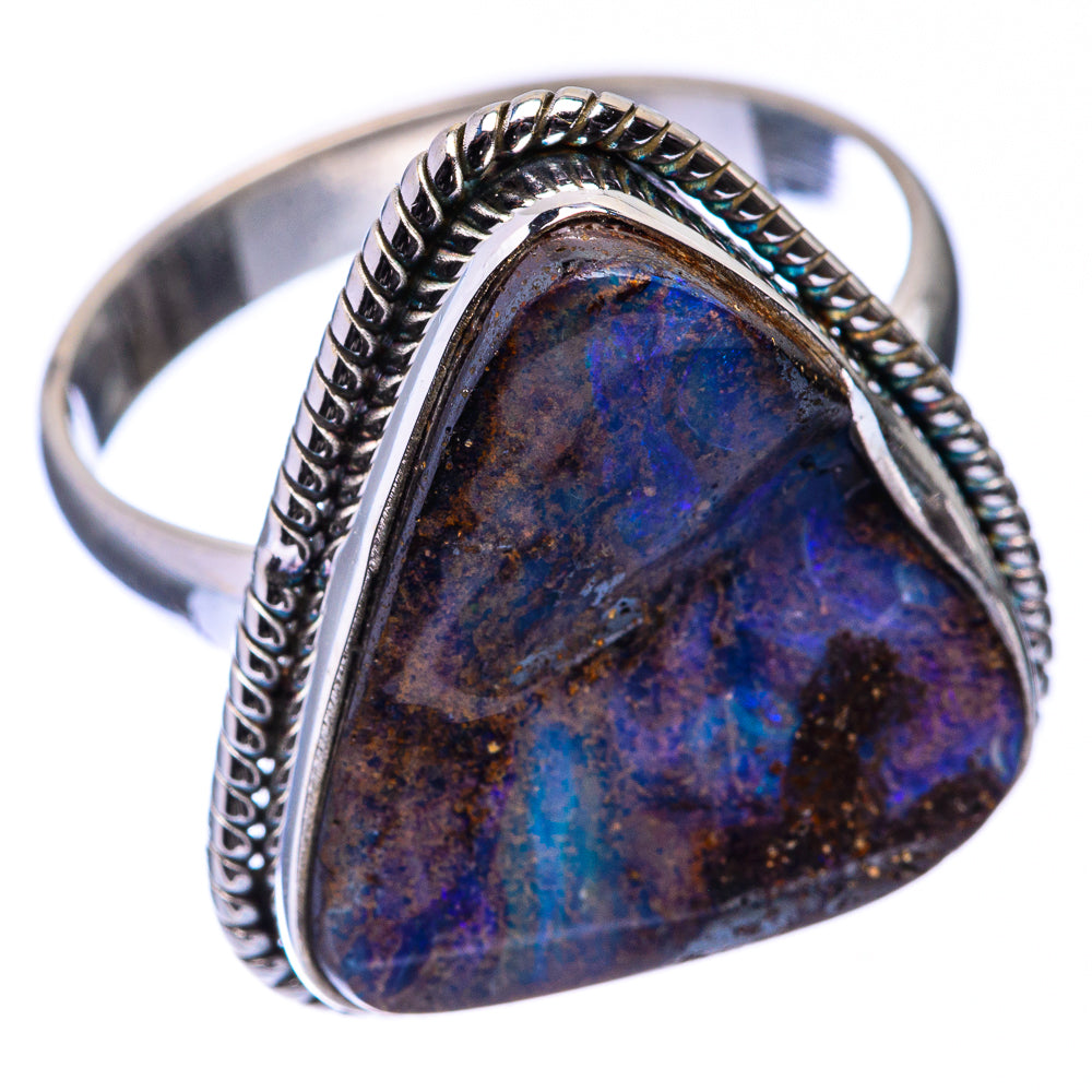 Boulder Opal Ring Size 9.75 (925 Sterling Silver) R141151