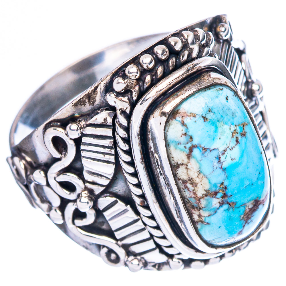 Rare Golden Hills Turquoise Ring Size 8.75 (925 Sterling Silver) R4610