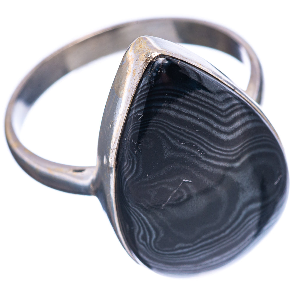 Psilomelane  Ring Size 10.5 (.925 Sterling Silver)