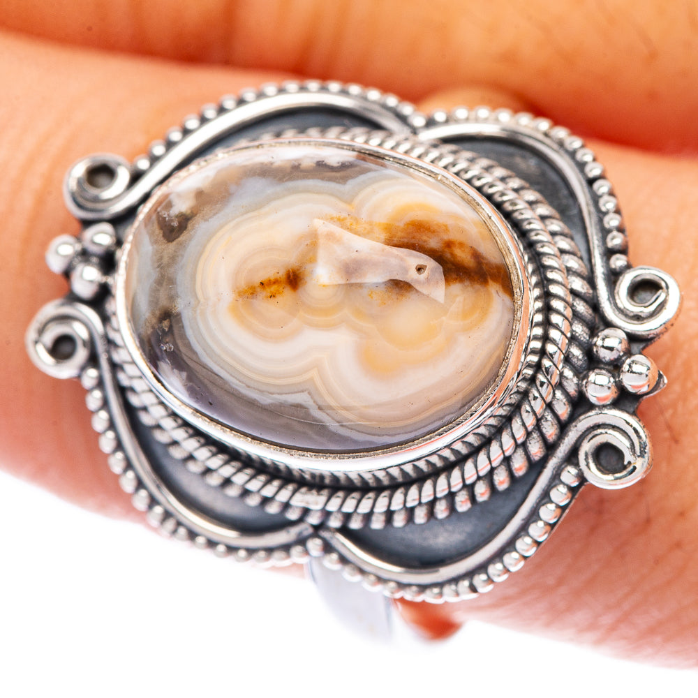 Ocean Jasper Ring Size 11 (925 Sterling Silver) R144732