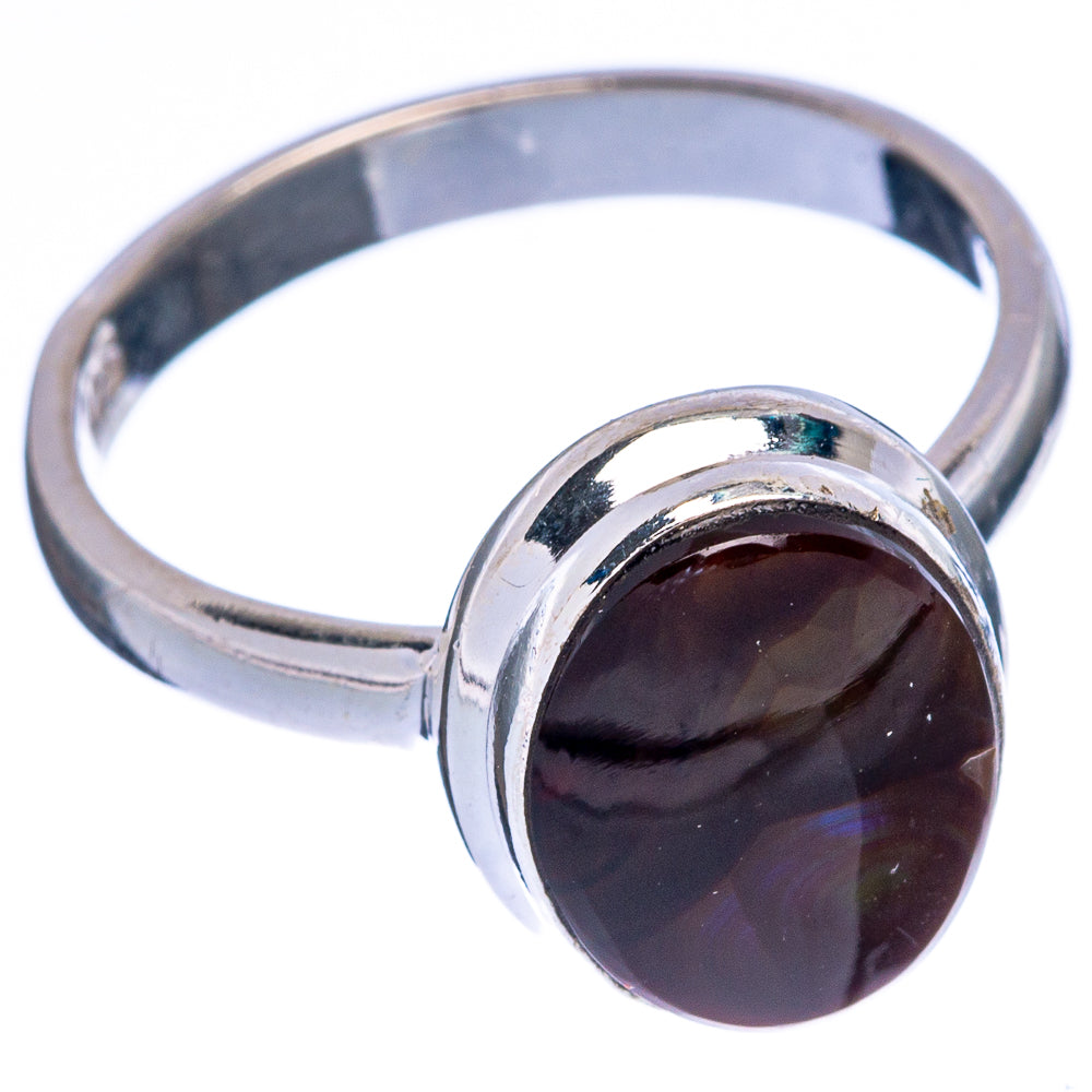 Rare Mexican Fire Agate Ring Size 8 (925 Sterling Silver) R146683