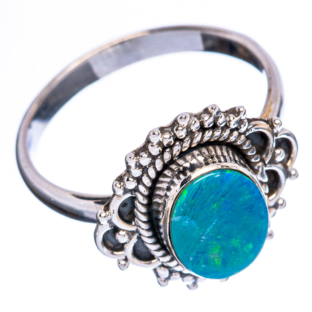 Rare Doublet Opal Ring Size 7 (925 Sterling Silver) R3198