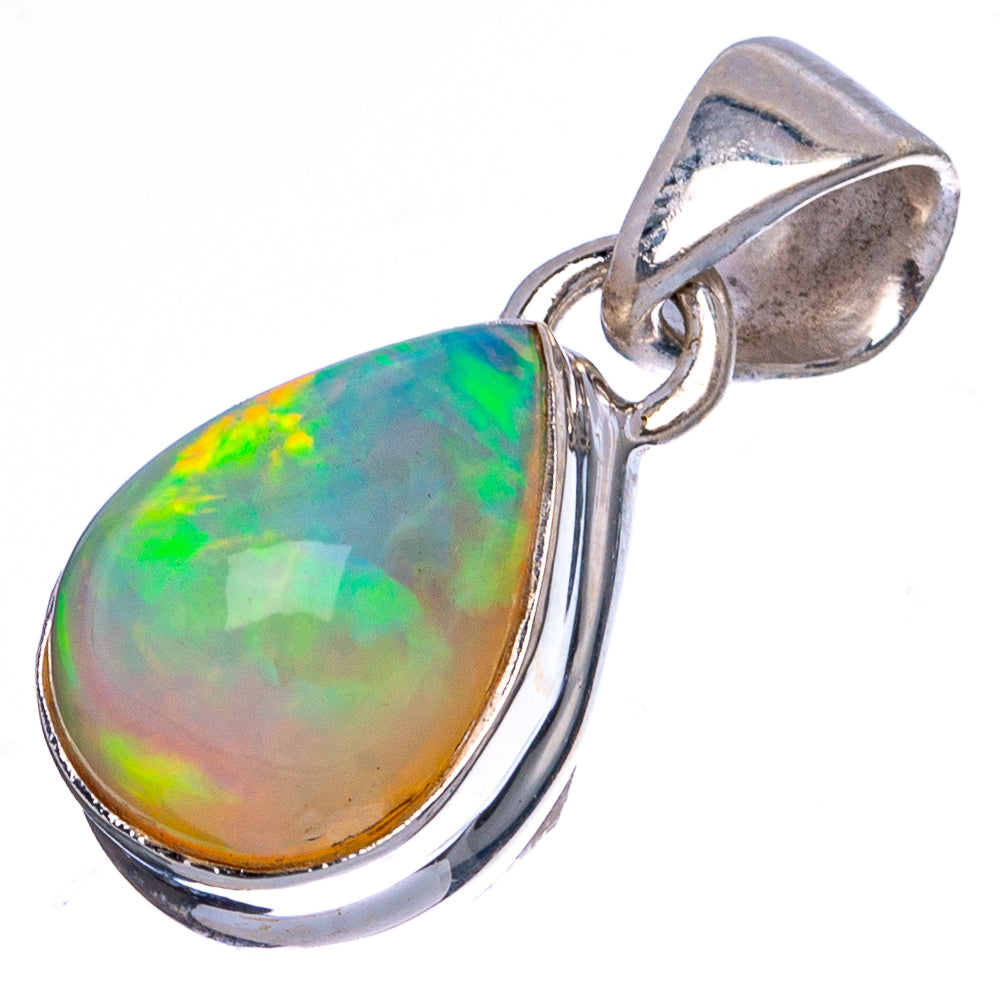 Rare Large Ethiopian Opal Pendant 7/8" (925 Sterling Silver) P43415