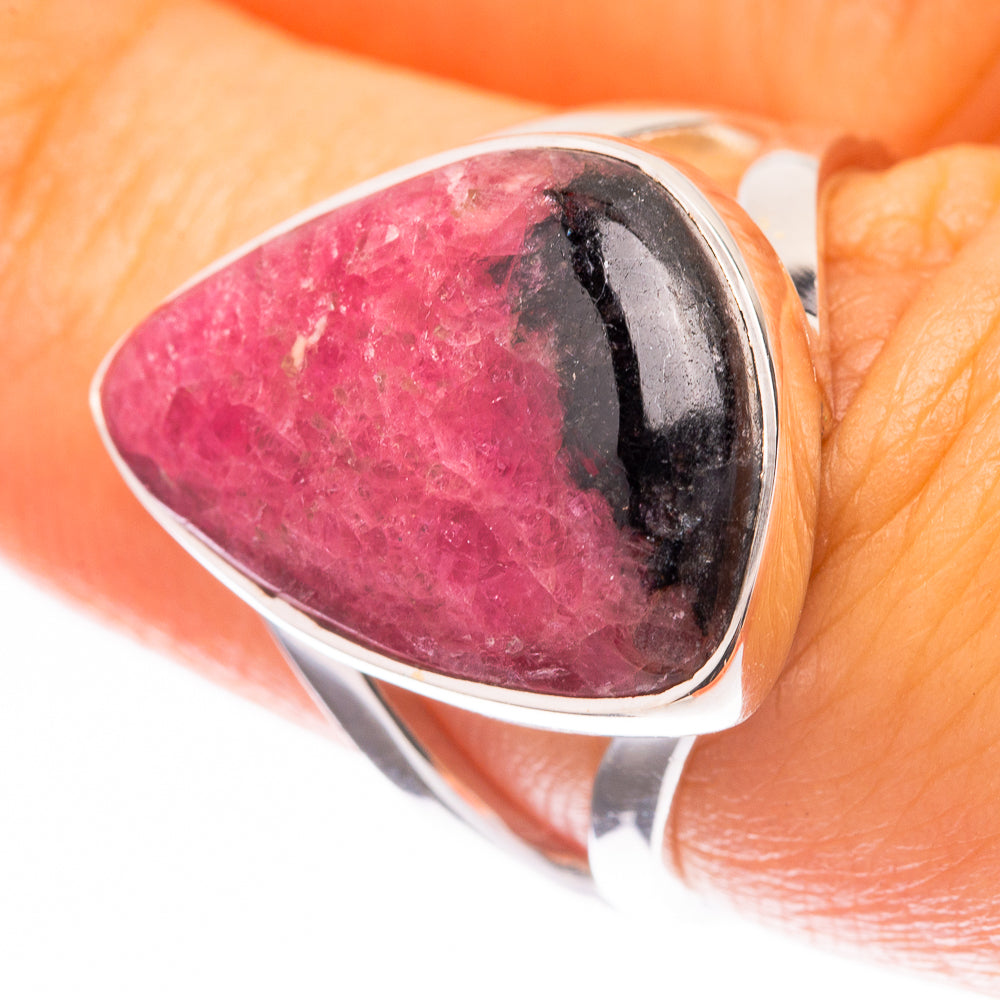 Premium Rhodonite Ring Size 7 (925 Sterling Silver) R141908