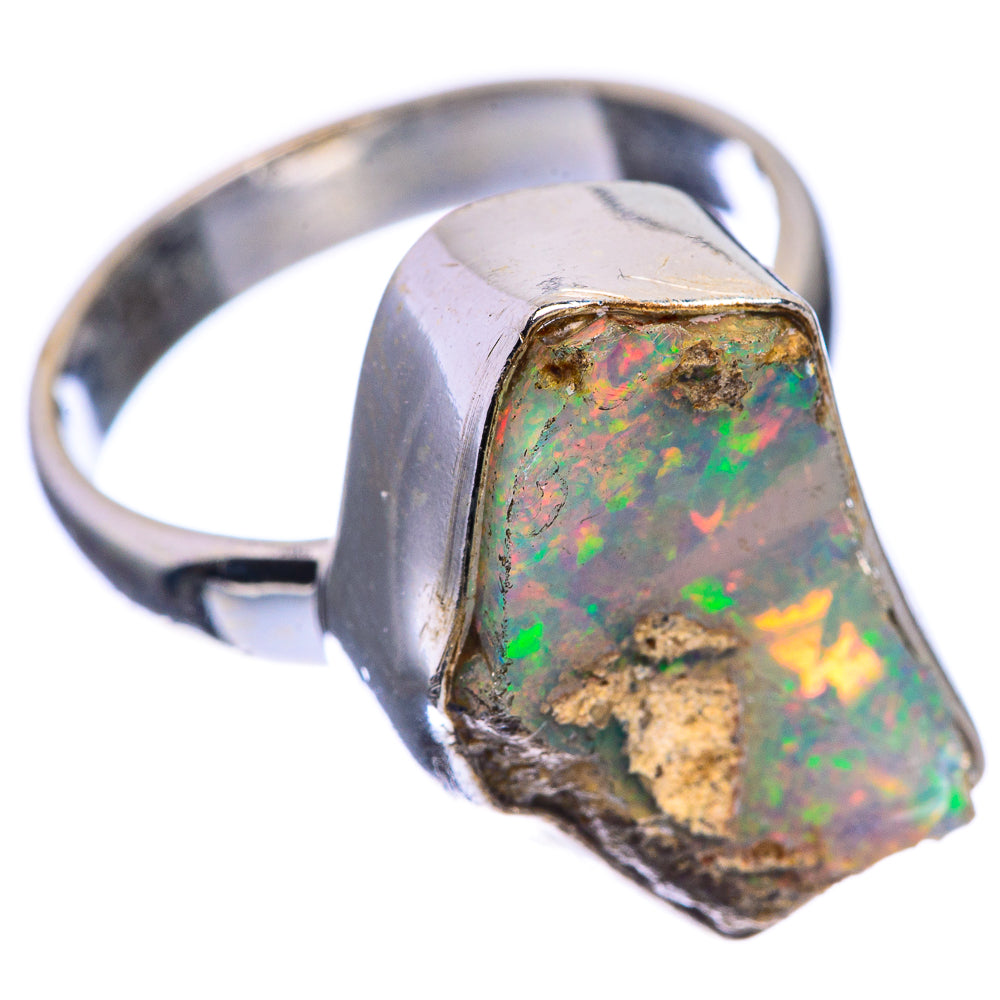 Rough Ethiopian Opal Ring Size 6 (925 Sterling Silver) RING143385