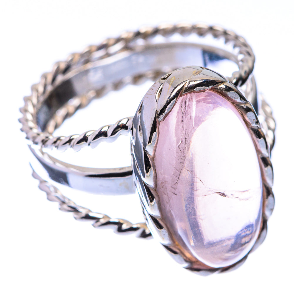 Premium Rose Quartz Ring Size 8 (925 Sterling Silver) R141744