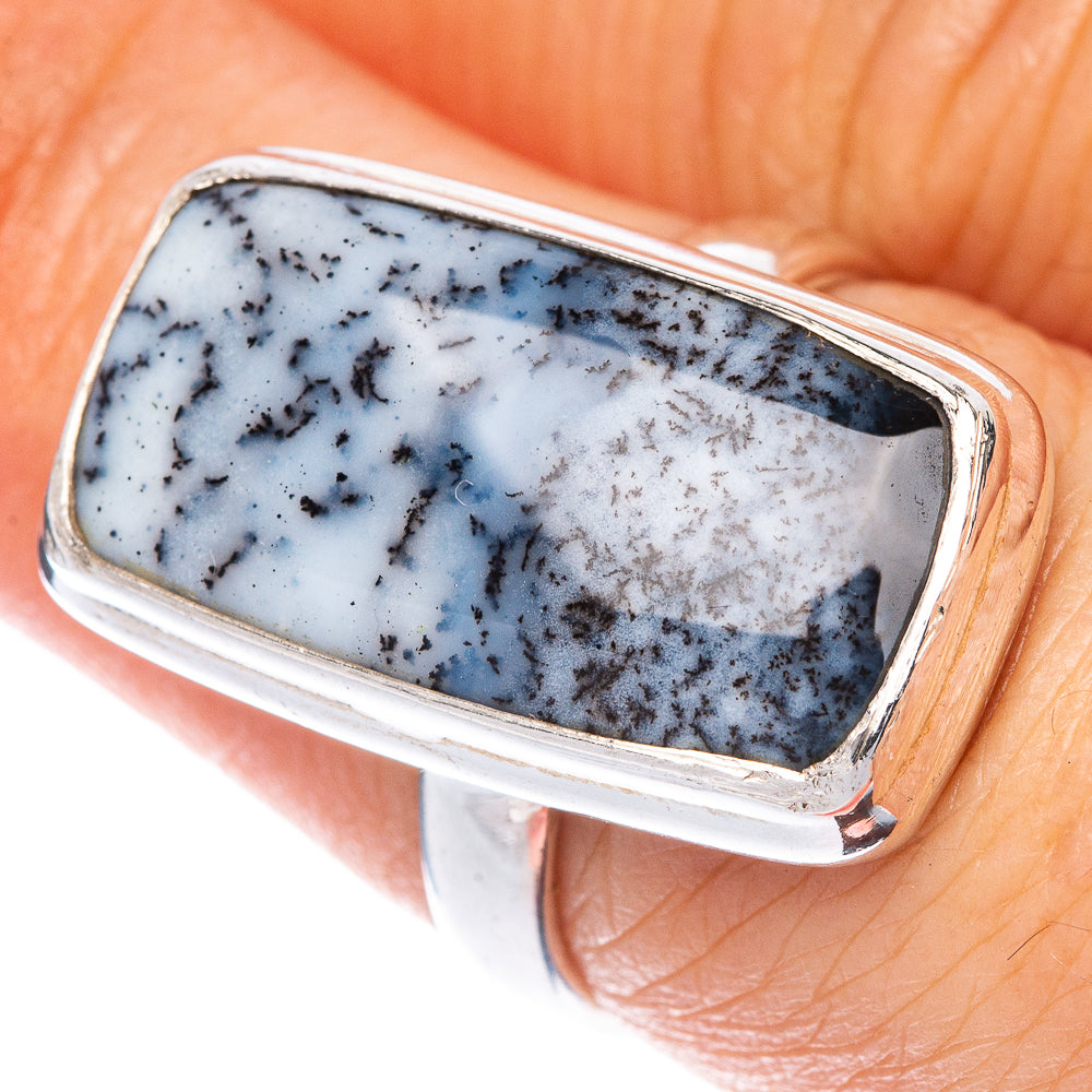 Dendritic Opal Ring Size 6.75 (925 Sterling Silver) R1464