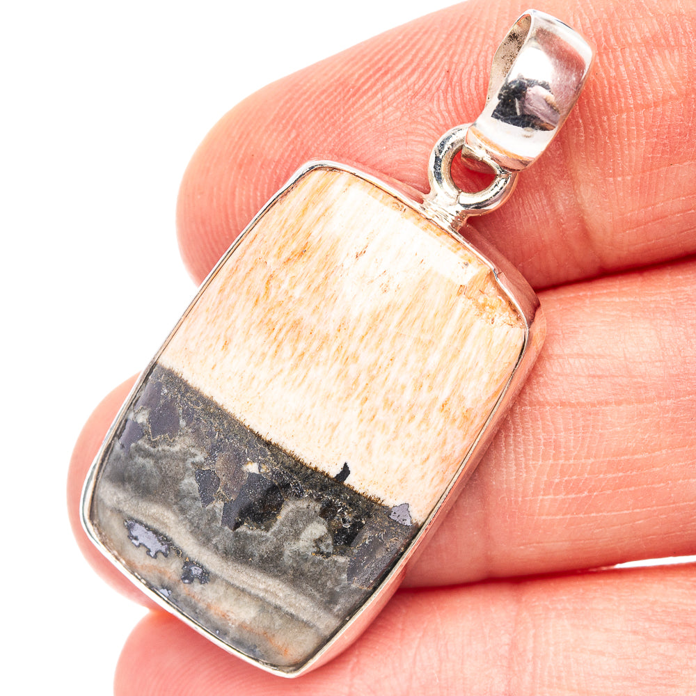 Celestobarite Pendant 1 1/2" (.925 Sterling Silver)