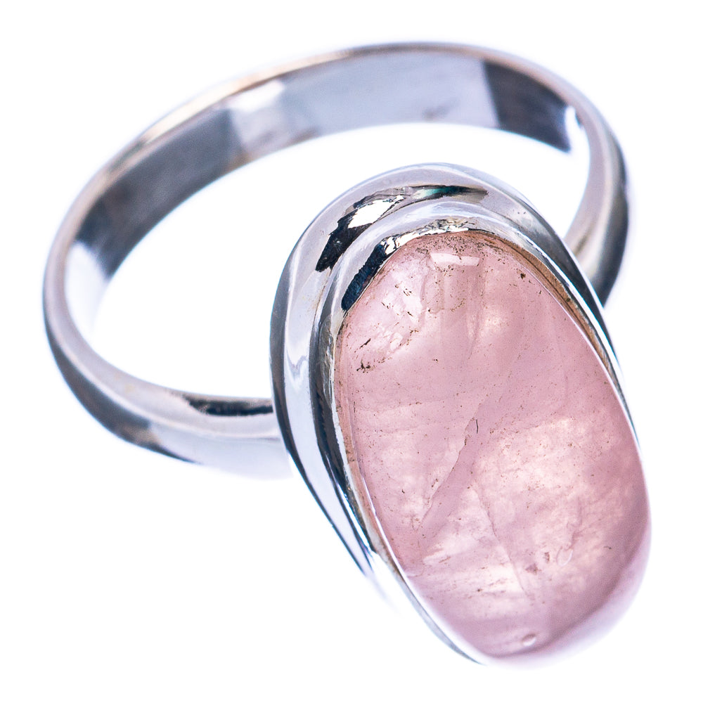 Rose Quartz Ring Size 6 (925 Sterling Silver) R2939
