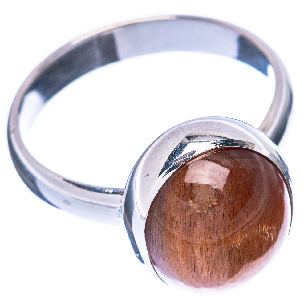 Sunstone Ring Size 7.25 (925 Sterling Silver) R2113